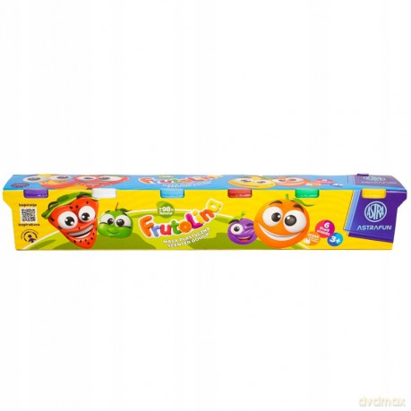 Masa plastyczna Frutolina Fun zestaw 100g. x 6 szt.