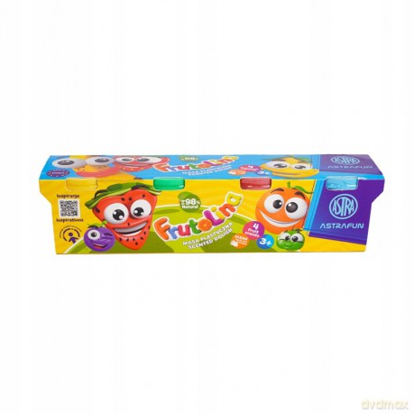 Masa plastyczna Frutolina zestaw Fun 100g x 4 szt.