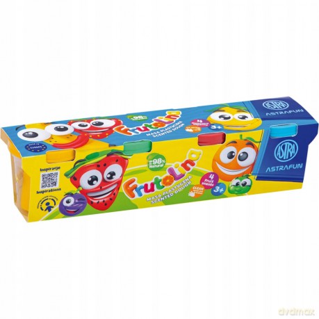 Masa plastyczna Frutolina zestaw Fun 100g x 4 szt.