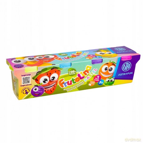 Masa plastyczna Frutolina zestaw Pastel Fun 100g. x 4 szt.