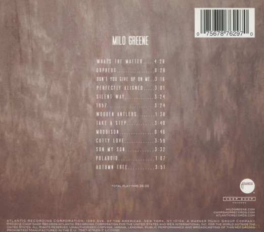 Milo Greene: Milo Greene (ecopack) [CD]