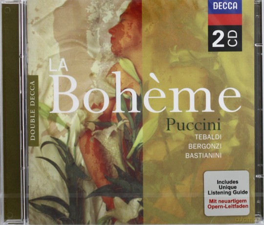 Double Decca Serafin,Tebaldi,Bergonzi: Puccini La Boheme [2CD]