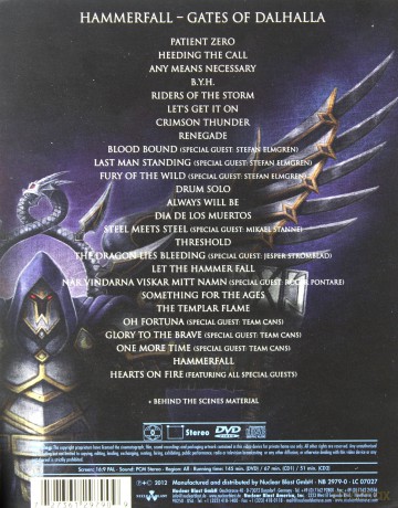 Hammerfall: Gates Of Dalhalla [2CD]+[DVD]
