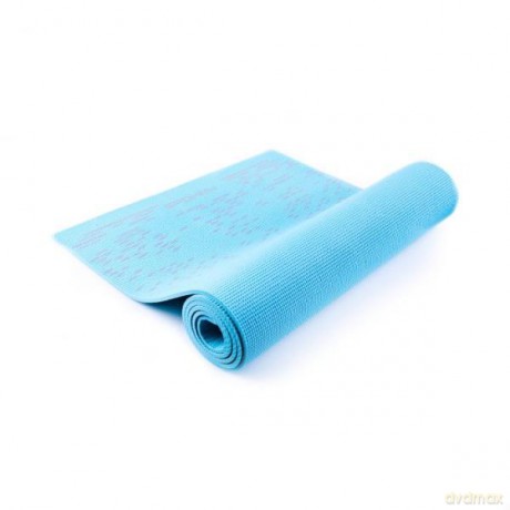 Mata do ćwiczeń fitness 6mm niebieska 920917