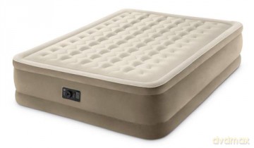 Materac welurowy 152x203x46 cm z pompką 240V 64458