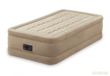 Materac welurowy Twin 99x190x46 cm z pompką w pudełku 240V 64456