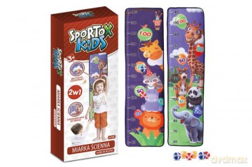 Miarka na ścianę + gra w rzutki 2w1 Sportox Kids 128233