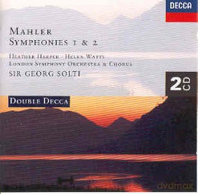 Georg Solti / London Symphony Orchestra: Mahler:Symphony 1 & 2 [2CD]