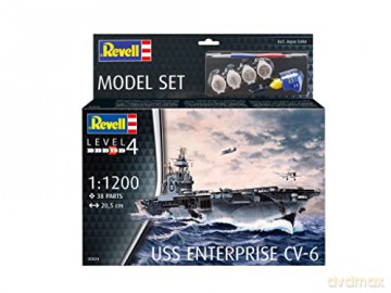 Model do sklejania 65824 USS Enterprise CV-6 - Model Set