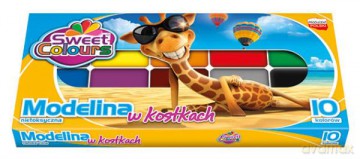 Modelina 10kol w kostkach