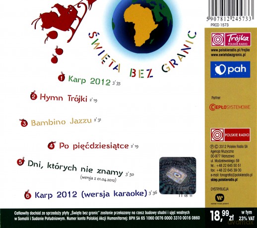 Święta bez granic - Akcja Charytatywna Trójki (Idą Świeta 6) (digipack) [CD]