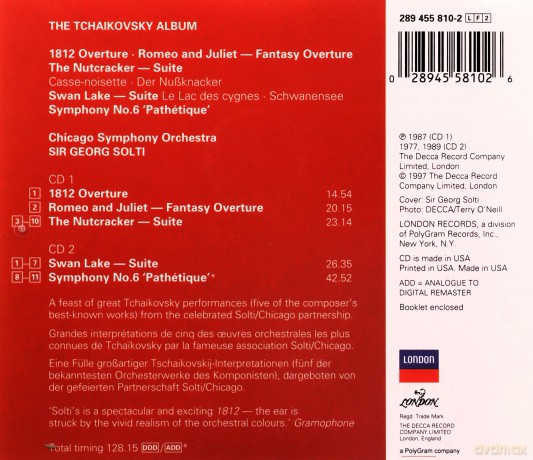 Georg Solti: Tchaikovsky Album [2CD]