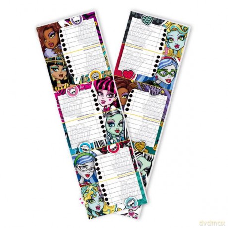 Naklejki na zeszyt Monster High.STARPAK