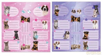 Naklejki na zeszyt The Sweet Pets