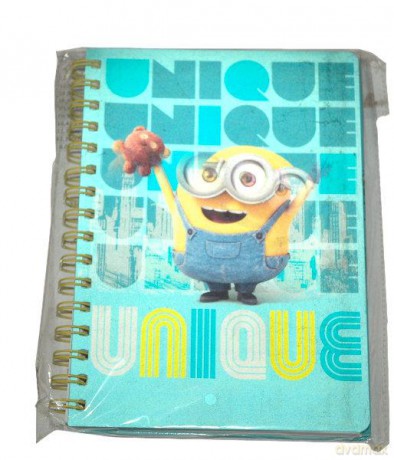 Notatnik 3D Minionki