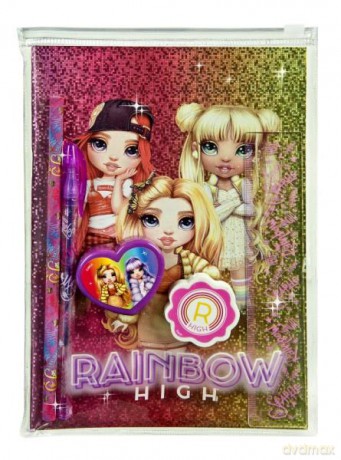 Notatnik z akcesoriami 7el Rainbow High UND