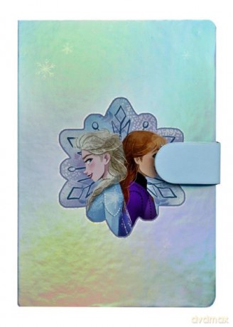 Notatnik z zamknięciem na magnes Frozen UND