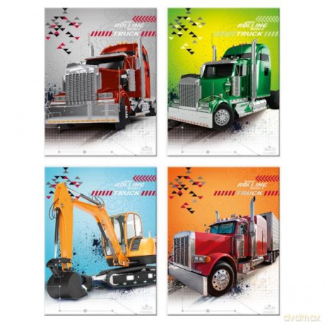 Notes 9x12 cm 25k Truck 11110306 mix