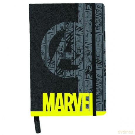 Notes A5 okładka PU z gumką Avengers ANA-3637