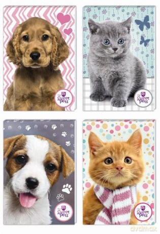 Notes A6 30k z poddrukiem The Sweet Pets
