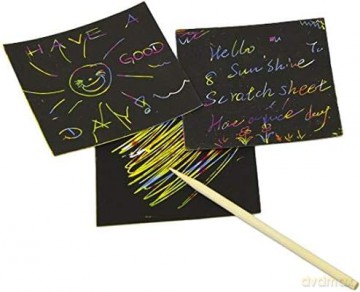 Notes karteczki czarne 6szt 4wz HIPO