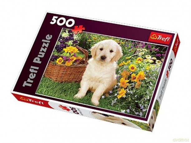 TREFL 500 El. Labradorek w ogrodzie 37160 [PUZZLE]