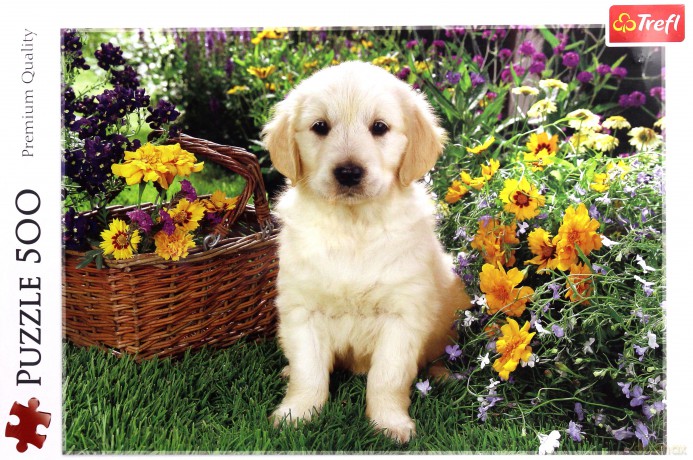 TREFL 500 El. Labradorek w ogrodzie 37160 [PUZZLE]