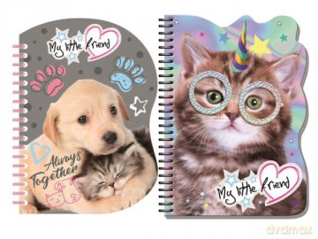 Notes na spirali A6 My Little Friend Majewski mix