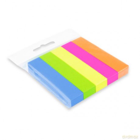 Notes samoprzylepny zakładka 15x76mm 5 kolorów CX13-126
