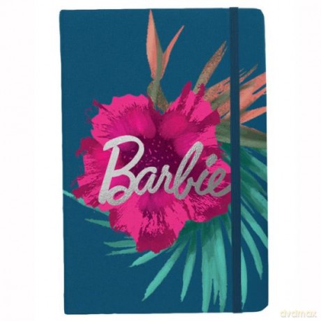 Notes w twardej oprawie z gumką A5 BAI-3652 Barbie