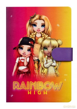 Notes z magnesowym zamknięciem Rainbow High UND