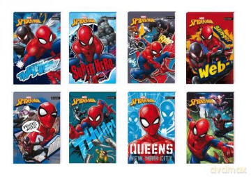 Notes z poddrukiem A7/30k. Spider Man
