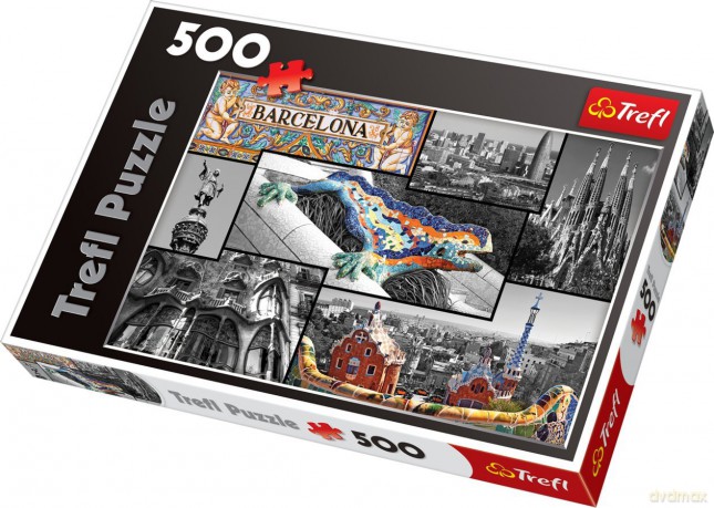 TREFL 500 El. Kolaż Barcelona 37169 [PUZZLE]