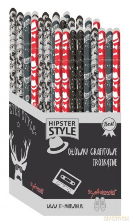 Ołówek trójkątny HB Hipster