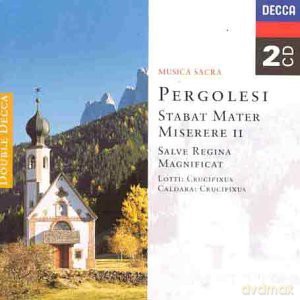 Double Decca/Musica Sacra: Hogwood/Pergolesi Stabat Mater [2CD]