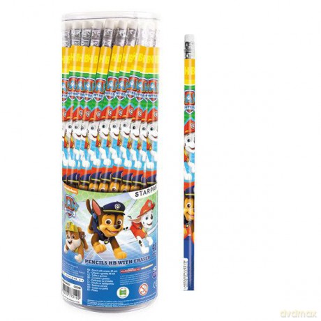 Ołówek z gumką PAW PATROL Psi Patrol tuba8