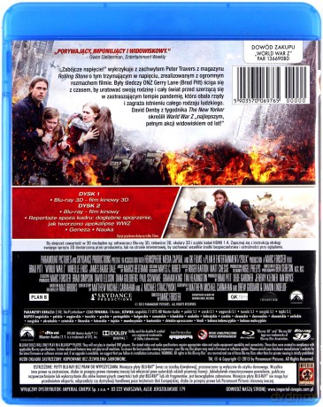 World War Z [Blu-Ray 3D]+[Blu-Ray]