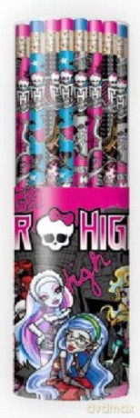 Ołówki z gumką z nadr.Monster High tuba0