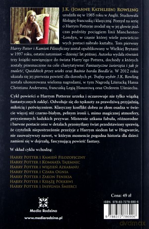 Harry Potter i Czara Ognia (czarna edycja) - Joanne K. Rowling [KSIĄŻKA]