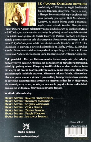 Harry Potter i Insygnia Śmierci (czarna edycja) - Joanne K. Rowling [KSIĄŻKA]