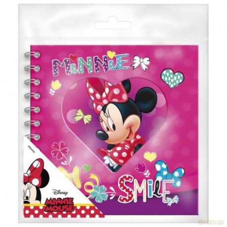 Pamiętnik spiralny B MINNIE mix