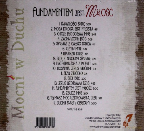 Mocni w Duchu: Fundamentem jest Miłość (digipack) [CD]