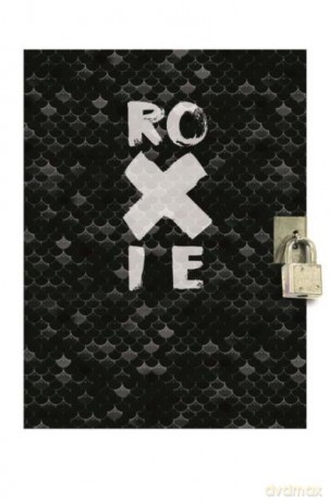 Pamiętnik z kłódką A5 96k z cekinami Earphones by Roxie