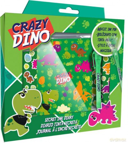 Pamiętnik z magicznym długopisem Crazy Dino KL11013