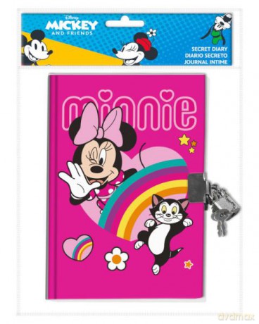 Pamiętnik zamykany na kłódkę Myszka Minnie WD21722