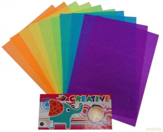 Papier dekor.bibułka fluo NC-04 a'10