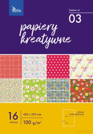 Papier kreatywny A3 zestaw nr 03