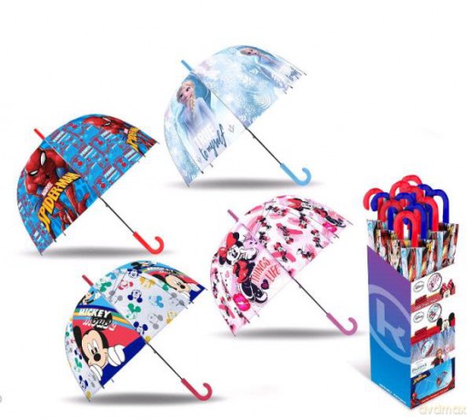Parasolka automatyczna 46 cm, 4 wzory Disney CD196
