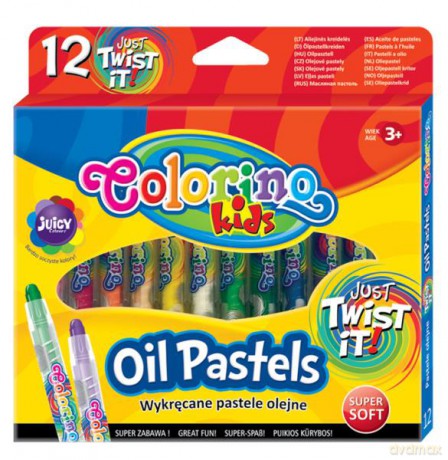 Pastele olejne 12kol 64590 COLORINO