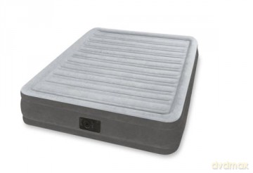 Pełnowymiarowe łóżko dmuchane 137x191x33 cm, wbudowana pompka w pudełku 220-240V 67768